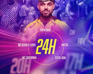 Papatinho - 24 Horas Ft Anitta, MC Kelvin o Chris, MC Caverinha & Steve Aoki
